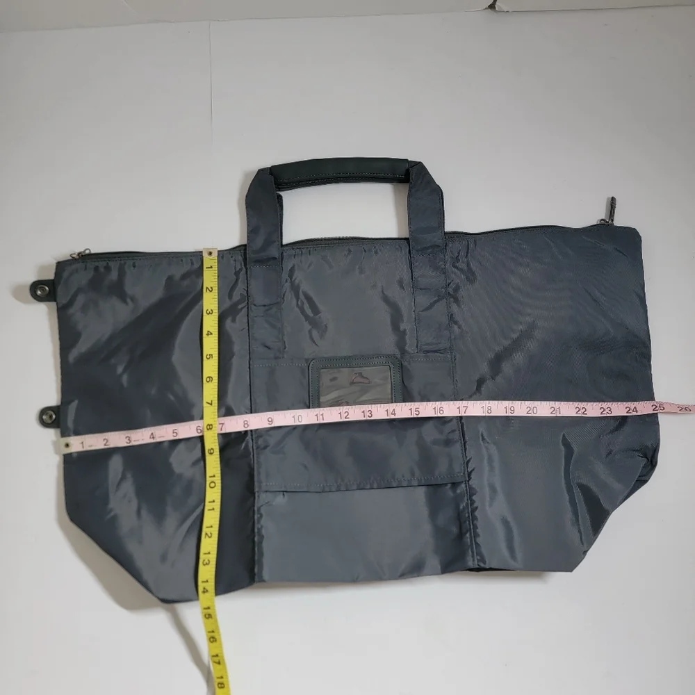TUMI Gray Foldable Travel Lightweight Tote Bag